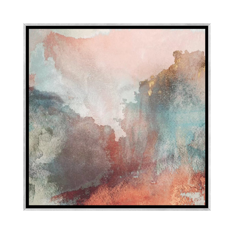 Reproduction d’art, "Paper clouds" par Elisabeth Fredriksson, Pas de tapis, H 37 po x l 37 po x P 1,5 po