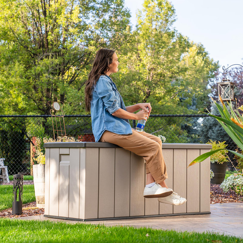 Lifetime 150 Gallon Outdoor Storage Deck Box