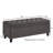 Upholstered Tufted Button Storage Bench , Entry Bench With Spindle Wooden Legs, Bed Bench-1410549898