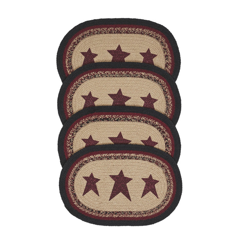 Connell Geometric Oval Placemat, 10" x 15"