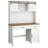 Farmhouse 47" Executive Desk, Computer Desk With Drawers And Storage Cabinet-653345867