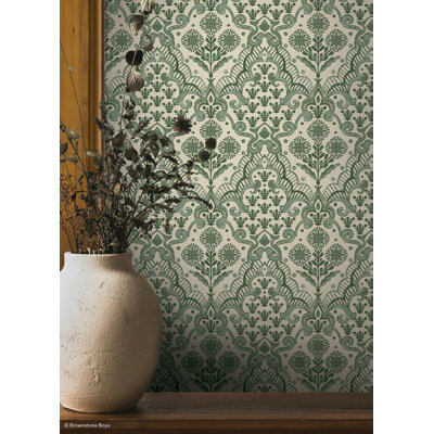 Papier peint auto-adhésif Brownstone Blooms Forest