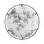 Unique Metal-Framed Industrial Round Mirror For Stylish Wall Decoration