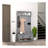 3-In-1 Hall Tree, Entryway Bench With Coat Rack, Mudroom Bench With Shoe Rack, 2 Storage Drawers, 4 Hooks And Padded Seat Cushions For Hallway, Gray-2056312029