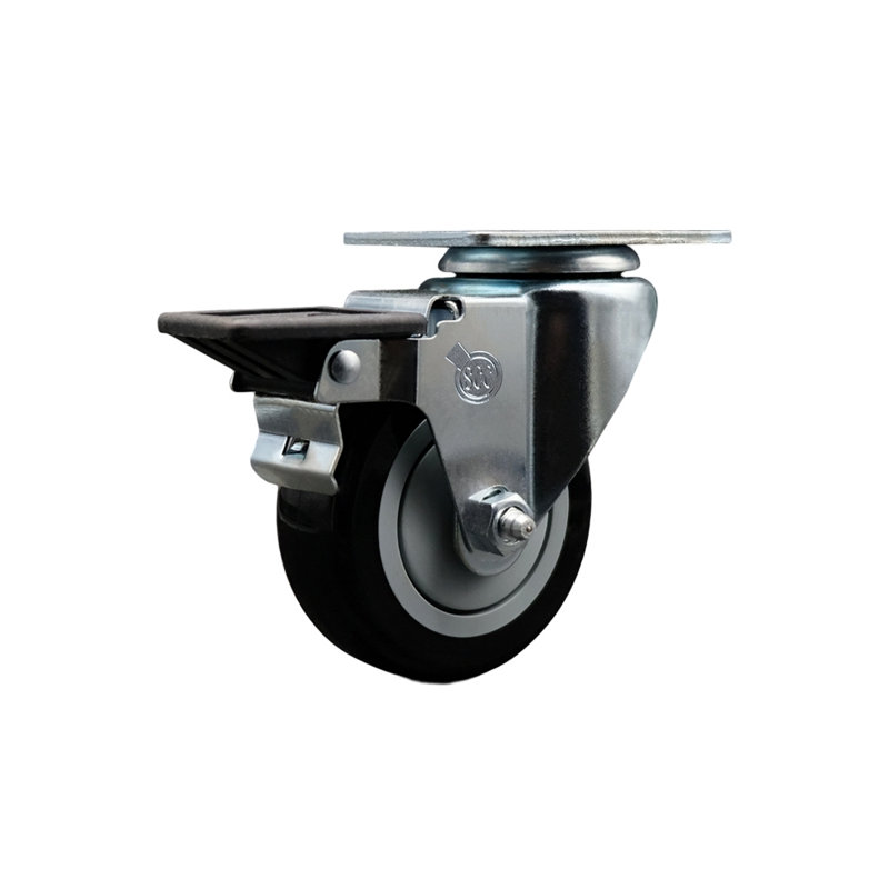 Polyurethane Caster, Black
