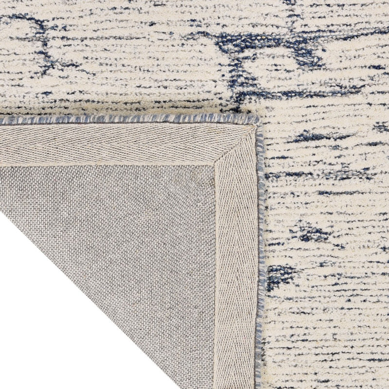 Anthonia Abstract Wool Hand Woven Area Rug, Rectangle 160 x 221 cm