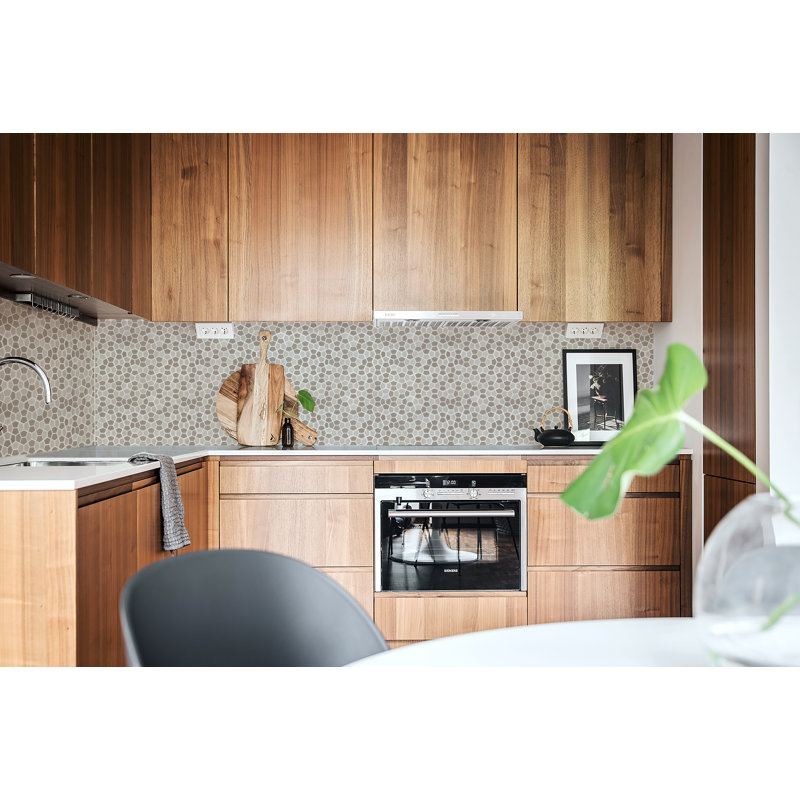 Carreau de mosaïque pour mur et plancher en verre 0,6 po x 0,6 po Gaia, Fer