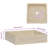 VidaXL Sink 15.7"x15.7"x3.9" Marble-92930579