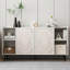 Buffet de cuisine, armoire de rangement avec tablette ouverte