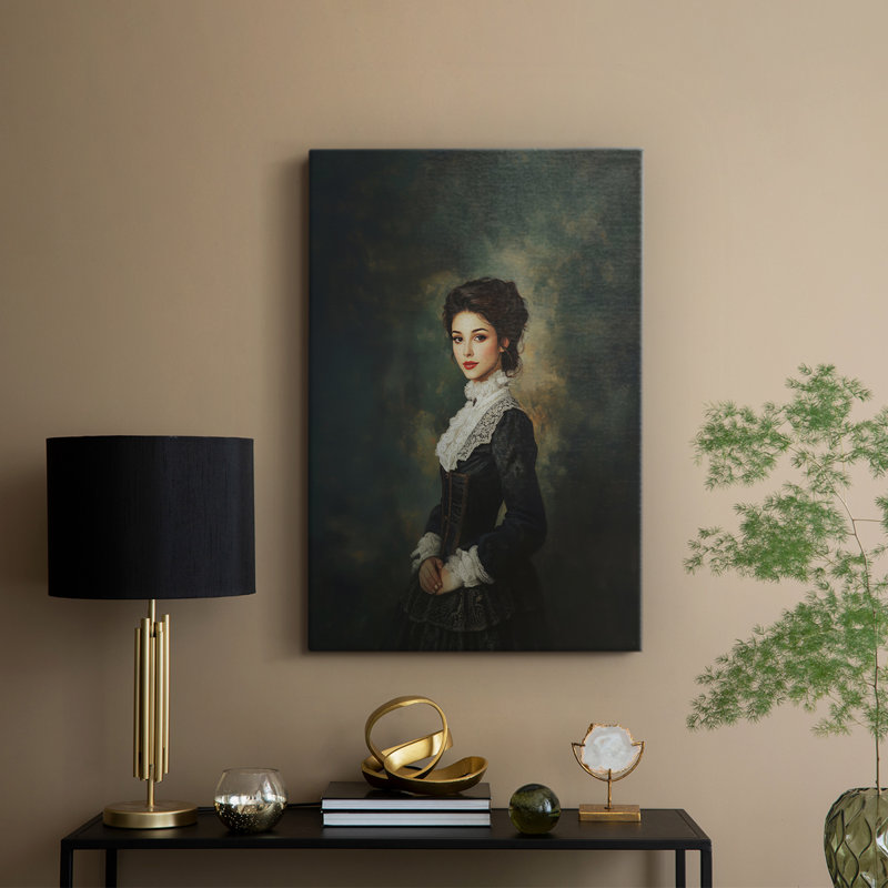 WOMEN Series CCXXVII - Toile tendue avec châssis Premium - Prêt à être accroché