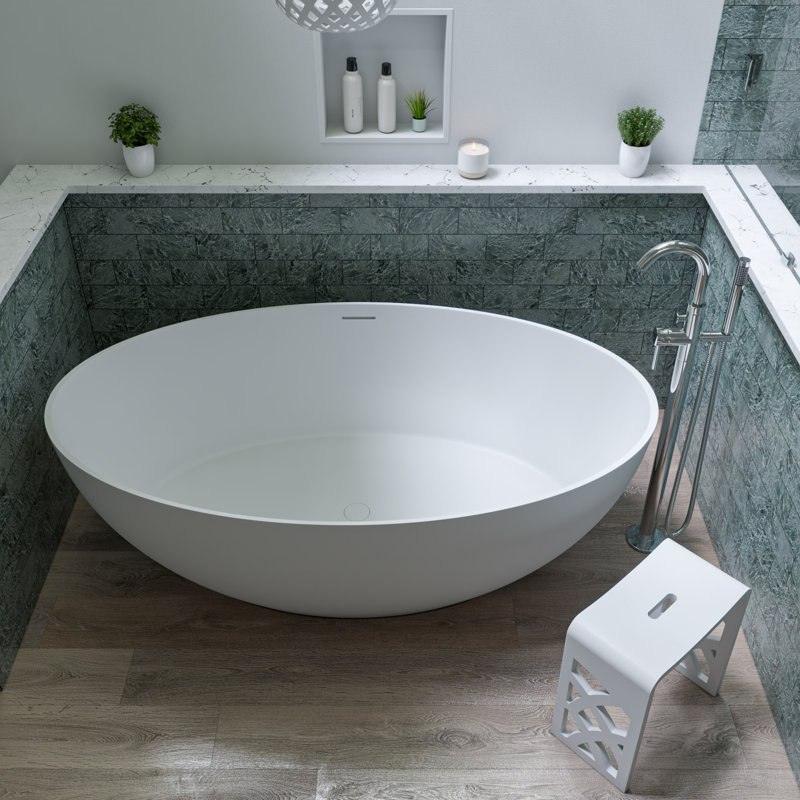 Baignoire de trempage autoportante 67 po. x 39 po.