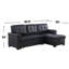 Canapé-lit modulaire réversible en cuir Vegan-1799717405