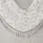 Irina Diamond Sheer Embroidered Single Waterfall Valance-518592262
