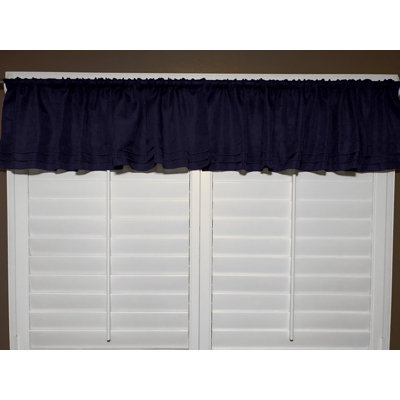 Piaf Solid Colour Tailored Window Valance