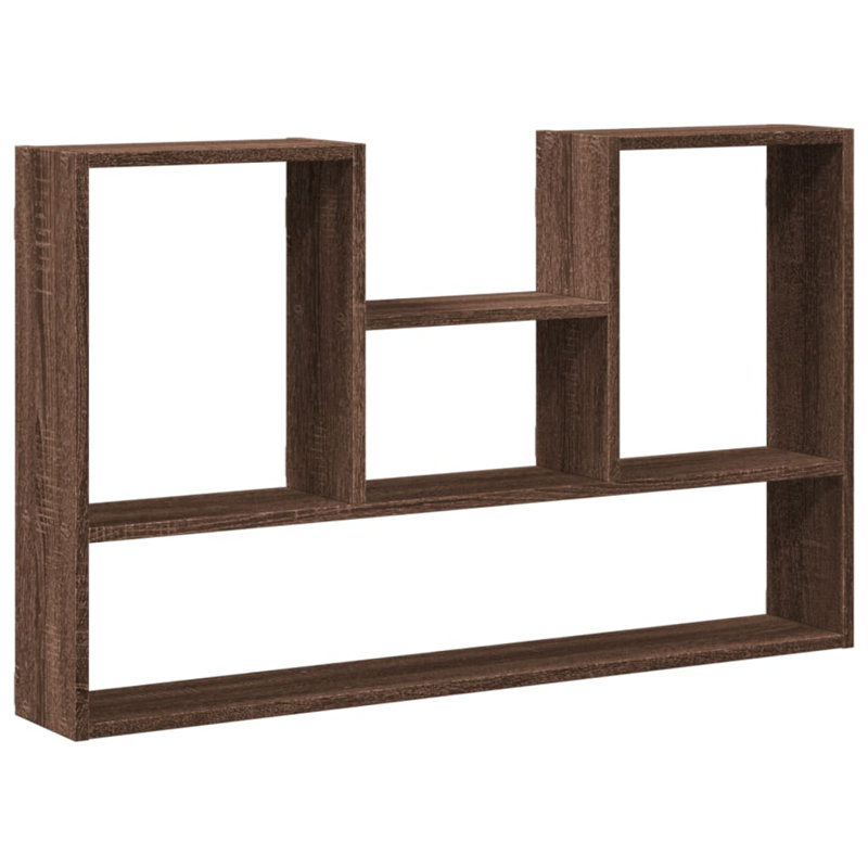 Reus Floating Shelf, Brown Oak