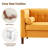 Chelsea 77'' W Mid Century Upholstery Tufted Sofa-1521167947-1500739419
