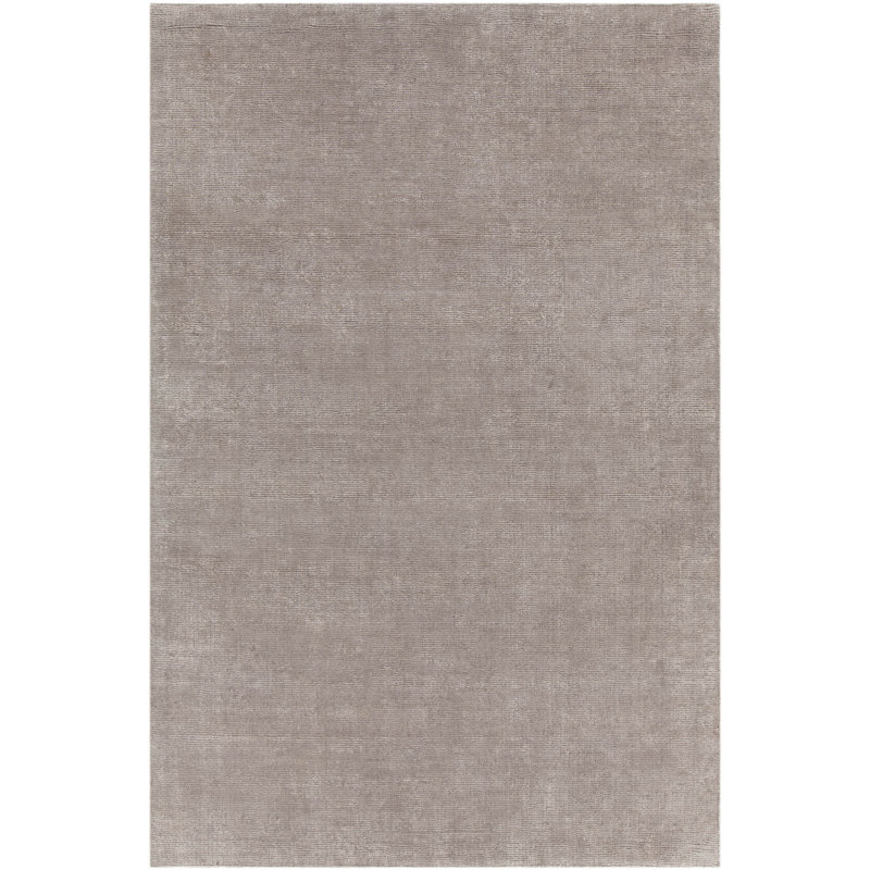 Tapis zone grise unie Greger, Rectangle 5 pi x 7 pi 6 po