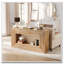 Farmhouse Fluted Console Table with Storage for Entryway