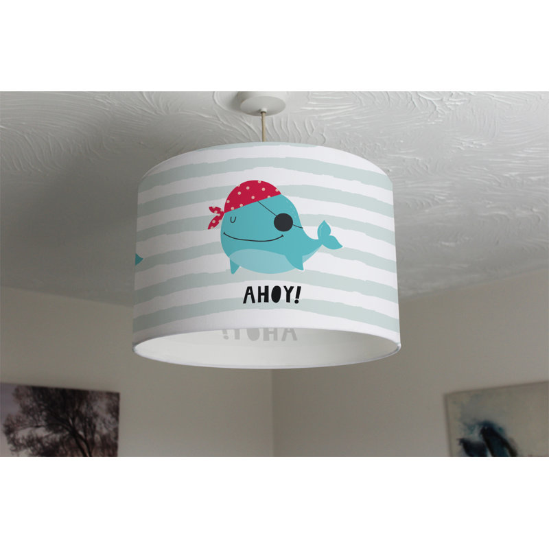 Cotton Drum Lamp Shade ( Uno ), 25cm H x 40cm W x 40cm D