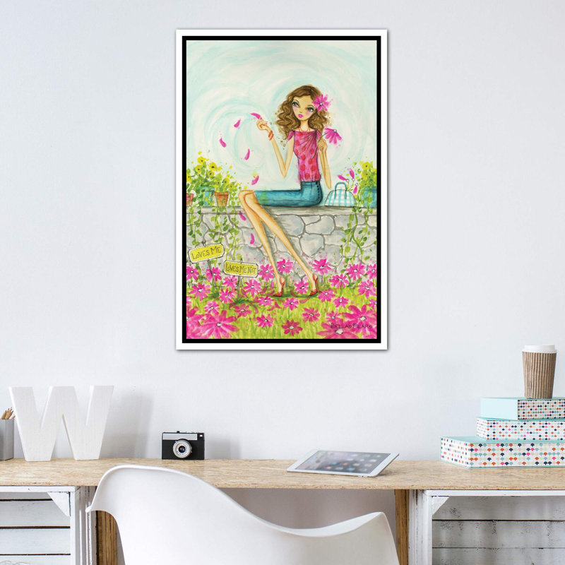 Printemps à Summerside # 4, art, Toile blanche encadrée, H 40 po x l 26 po x P 1,5 po