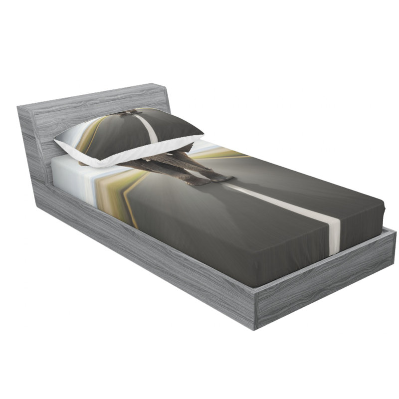 Microfiber Sheet Set, Twin Sheet Set with Fitted Sheet