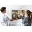 Wall Mounted bulletin board print home decor message pin boards decorative corkboard Sunset landscape