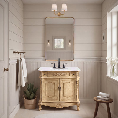Lunette Single Bathroom Vanity Set