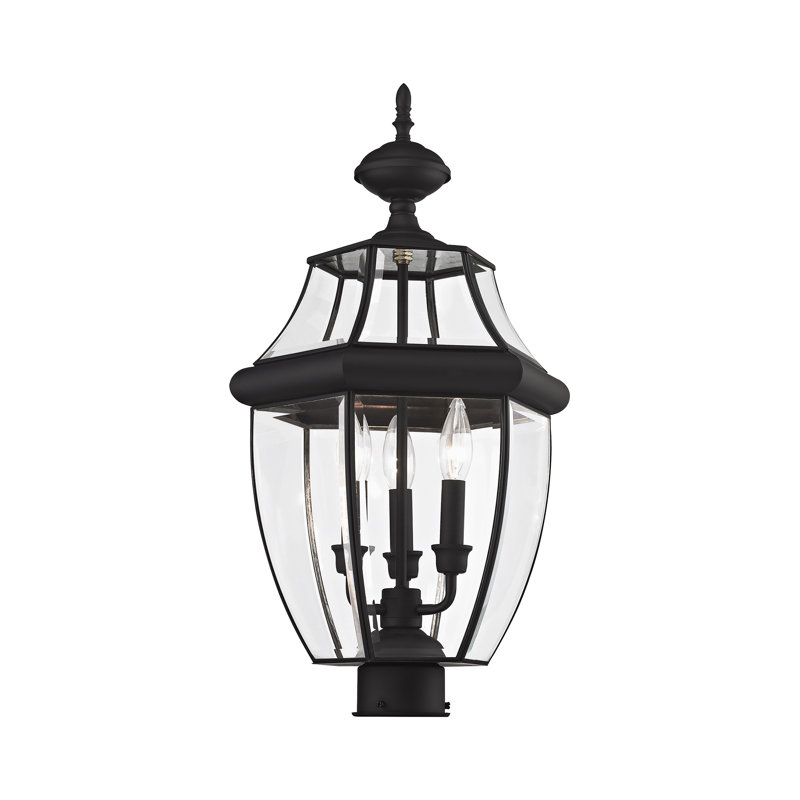 Tête de lanterne câblée 1 lumière Arelene, H 23,5 po x l 12,5 po x P 12,5 po, Noir