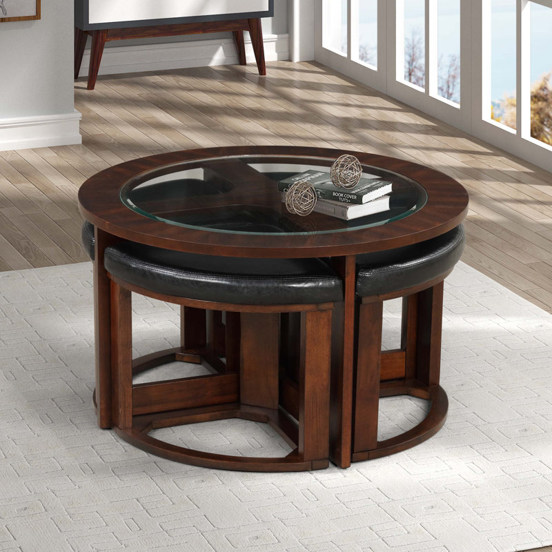 Landaverde Glass Top Coffee Table