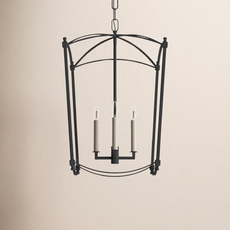 Olive 4-Light Chandelier, Smith Steel