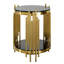 Table d'appoint en verre trempé double couche