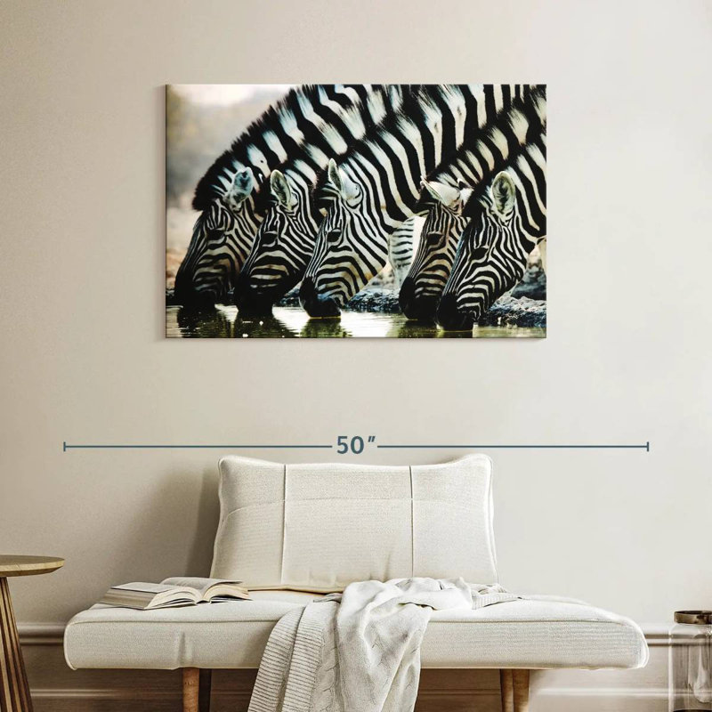Brampt Scheveningen Zebras, 26" H x 39" W