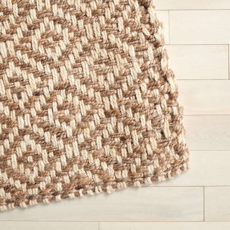 Martha Stewart Hand Woven Jute Geometric Rug, Rectangle 8' x 10'
