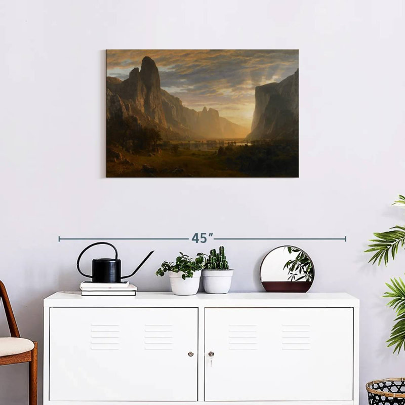 Alvord Looking Down Yosemite Valley CA, 20" H x 30" W