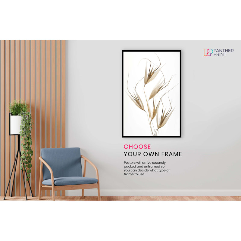 Wheat Grass - No Frame Print, 31cm H x 20cm W