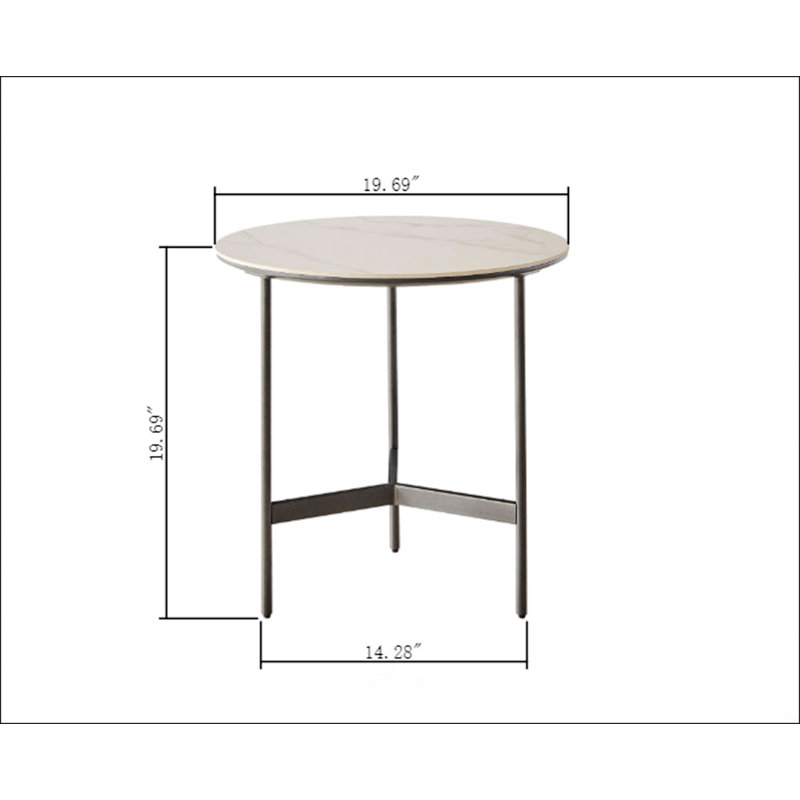 Petite table d'appoint ronde
