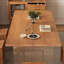 Bureau suspendu en bois massif et acrylique-966920237