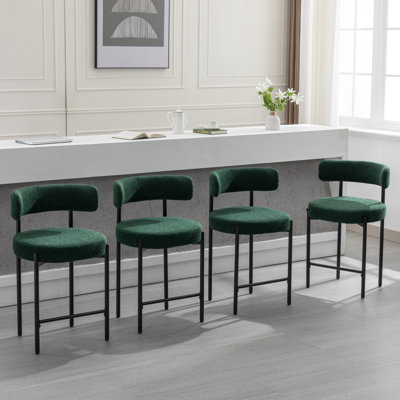 Tabouret de comptoir rembourré 24 po Najira