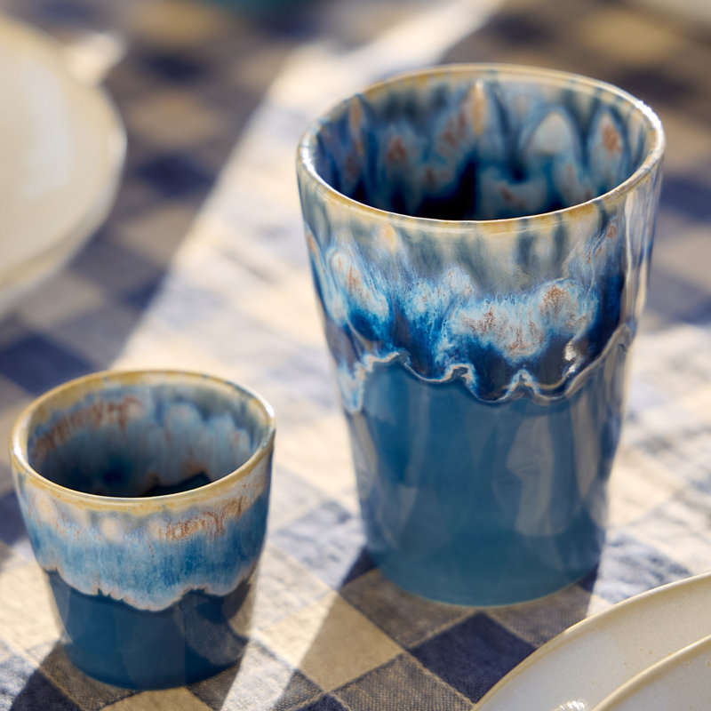 Grespresso 12.88oz. Stoneware Drinking Glass Set