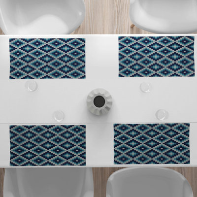 Polyester Abstract Rectangle Placemat
