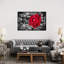 Rose In City - No Frame Print on Canvas-50018551
