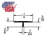 Moulure en T en polyéthylène flexible de 1 1/4 pouce Outwater-78732811