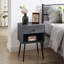 Ensemble de chambre à coucher, ensemble de lit et table de chevet 3 pièces (ensemble de 3)-630534803-630534807