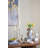 Ceramic Vase With Gold Bird Accents