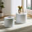 Nested Table Set 2 Pieces, MDF Coffee Table Set Living Room/Lounge Area, White-784215006