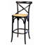 Bentwood Stool with Solid Wood Frame-2090696736