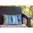 Visions III Waves Indoor/Outdoor Lumbar Pillow
