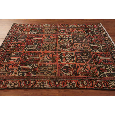 Garden Design Wool   Rug 5x6