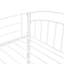 Lit simple au-dessus d'un lit superposé blanc - offre un espace de couchage supplémentaire et une surface stable