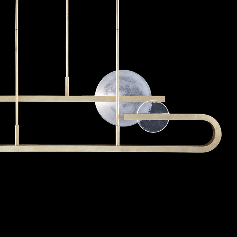 Selene 6 - Light LED Pendant, Soft Gold